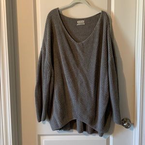 Oversized grey sweater